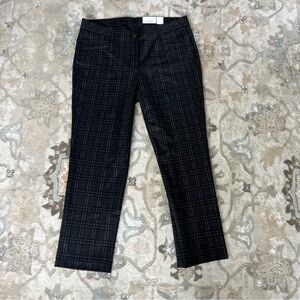 NWT Michel studio Plaid Slim Leg Pant